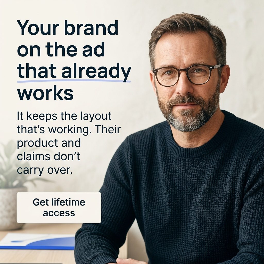 Mockingbird ad rebuilt from the Madgicx ad