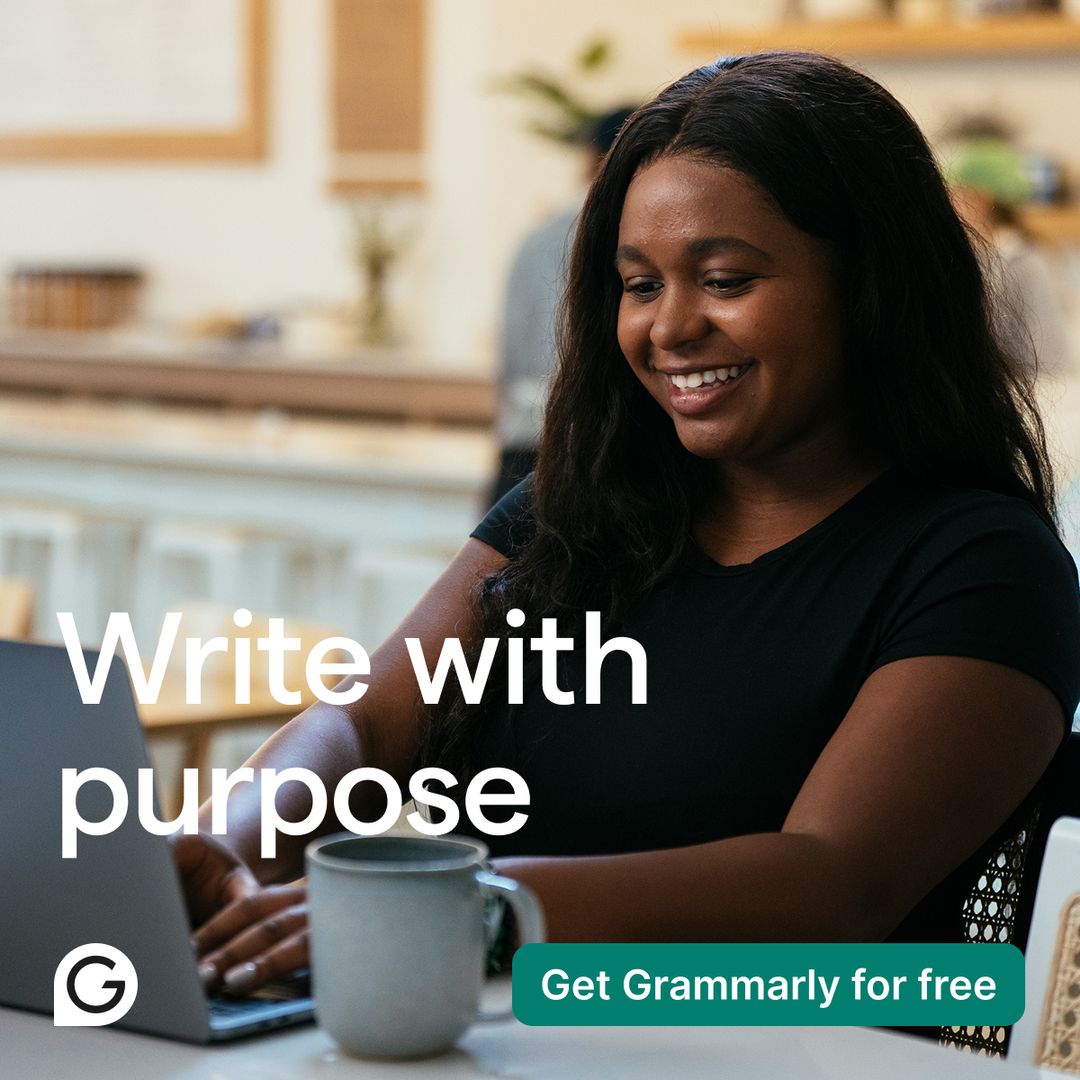 Grammarly ad from the Meta Ad Library